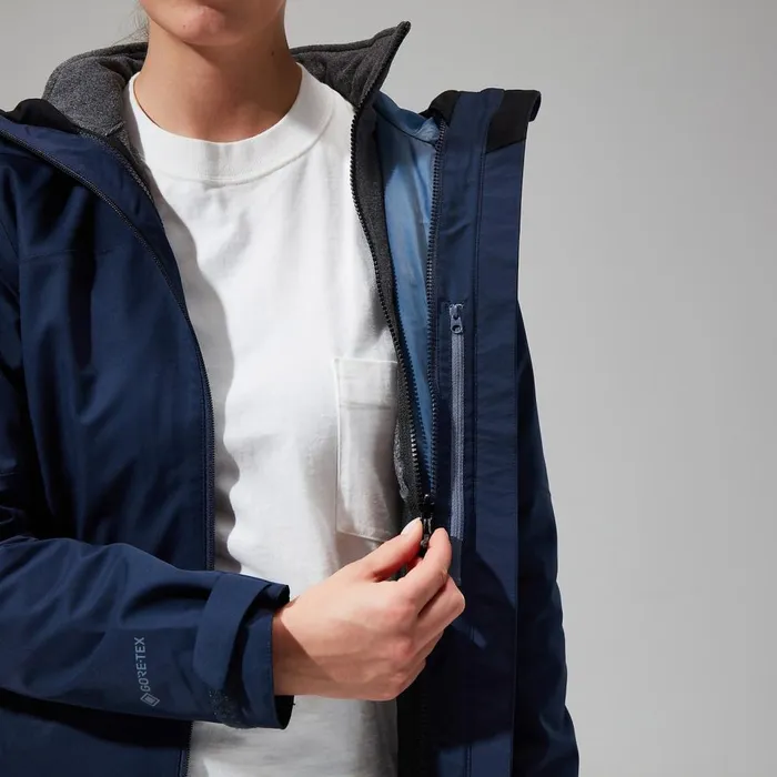 Waterproof Women Berghaus Fellmaster Gemini 3in1 Jacket 8211 Dark Blue