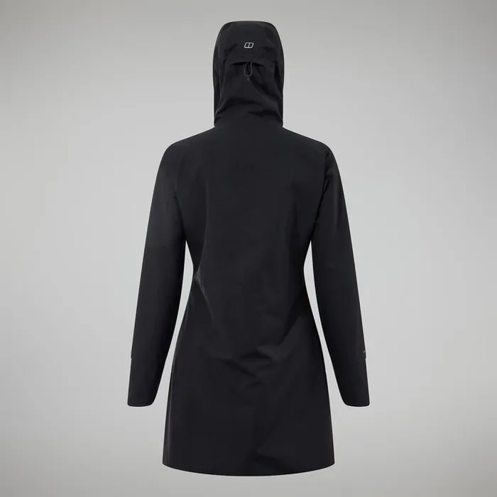 Waterproof Women Berghaus Omeara Long Jacket 8211 Black