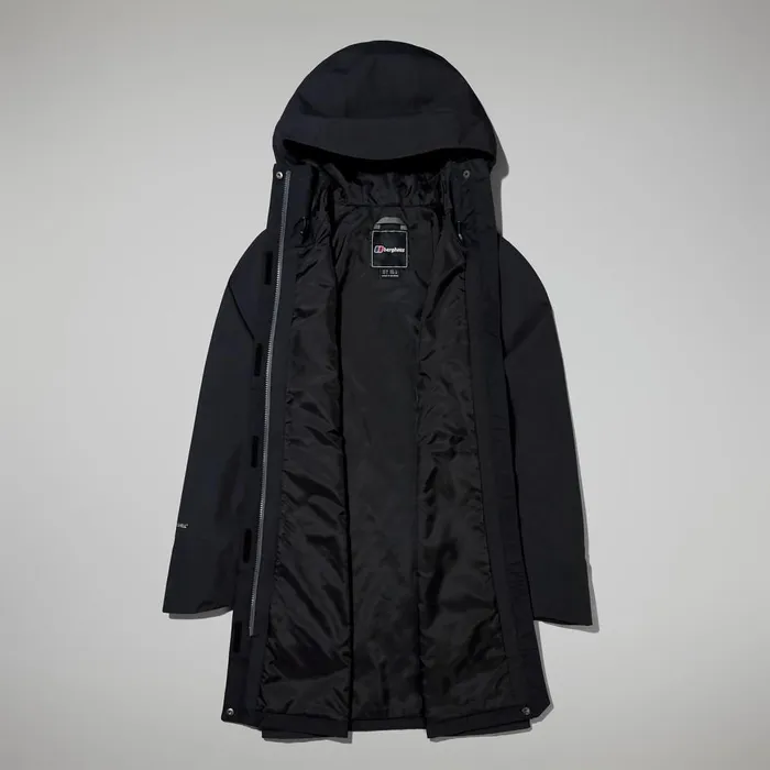 Waterproof Women Berghaus Omeara Long Jacket 8211 Black
