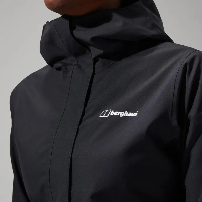 Waterproof Women Berghaus Omeara Long Jacket 8211 Black
