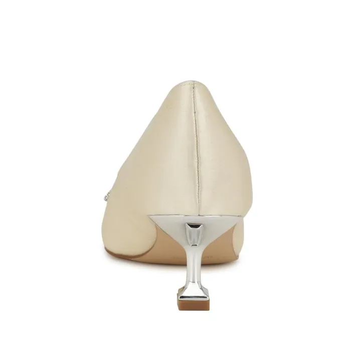 Wendon Bow Pumps Ivory Women Nine West Heels Wendon Bow Pumps Ivory Women Nine West Heels