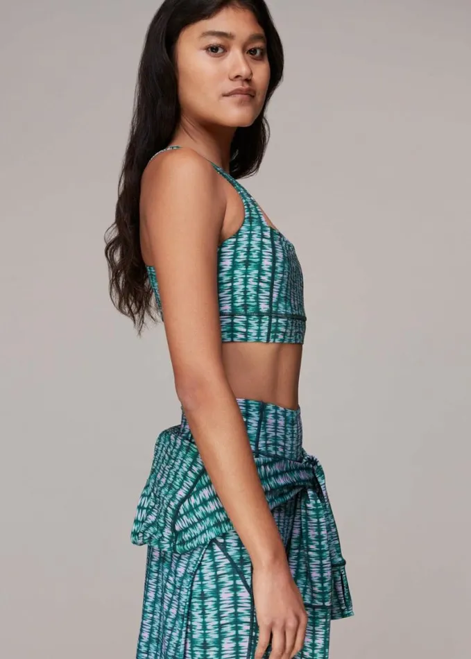 Whistles Abstract Wave Sports Bra Multicolour Women Tops