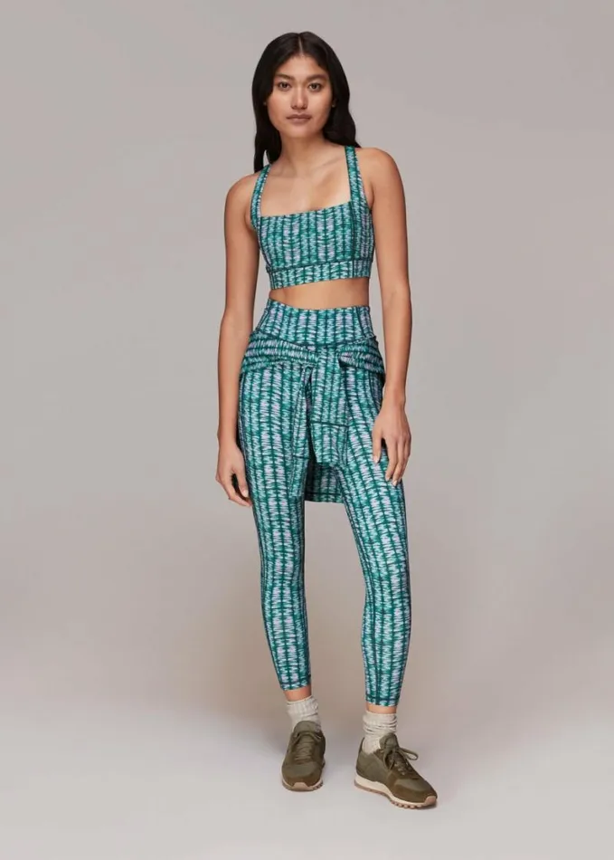 Whistles Abstract Wave Sports Bra Multicolour Women Tops