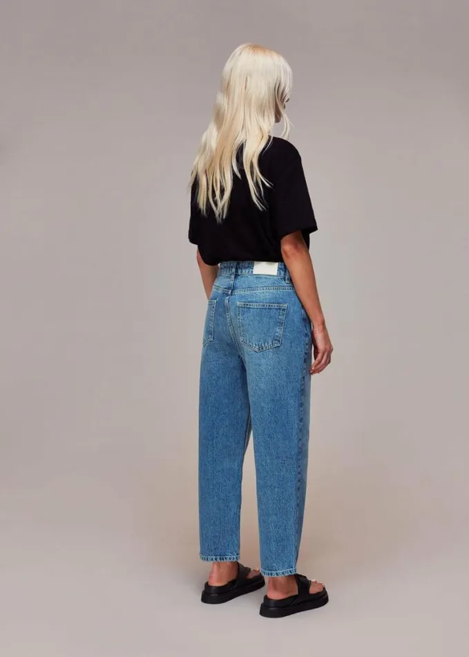 Whistles Petite Authentic Hollie Button Jean Denim Women Petite Pants and Jeans Whistles Petite Authentic Hollie Button Jean Denim Women Petite Pants and Jeans