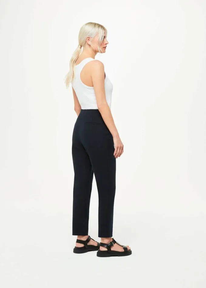Whistles Petite Super Stretch Trouser Navy Women Petite Pants and Jeans