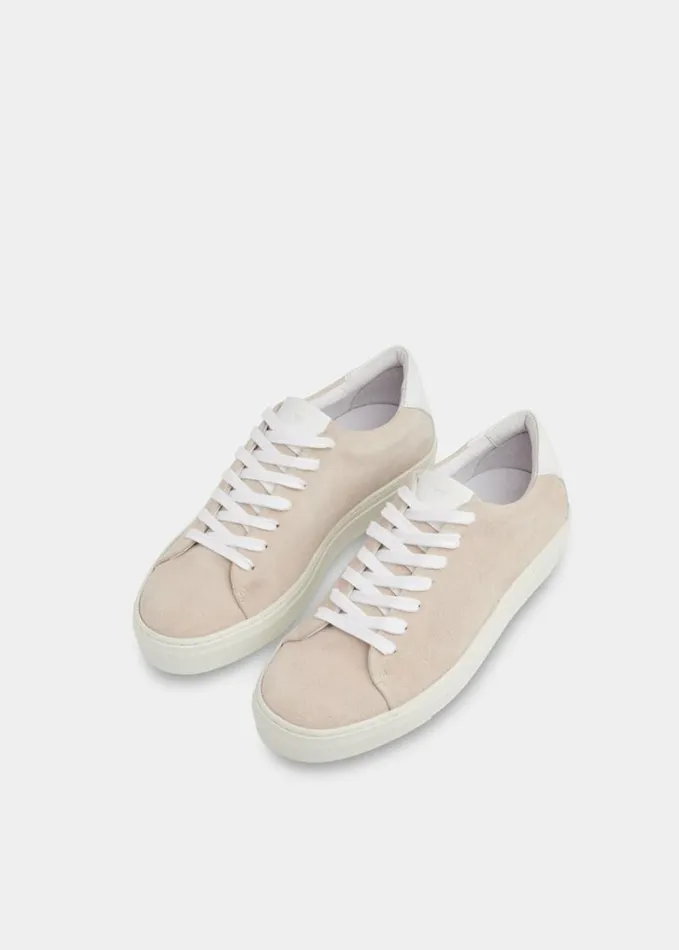 Whistles Raife Minimal Trainer Grey Women Sneakers