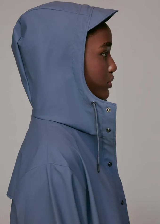 Whistles Rains Jacket Blue Women Coats and Jackets