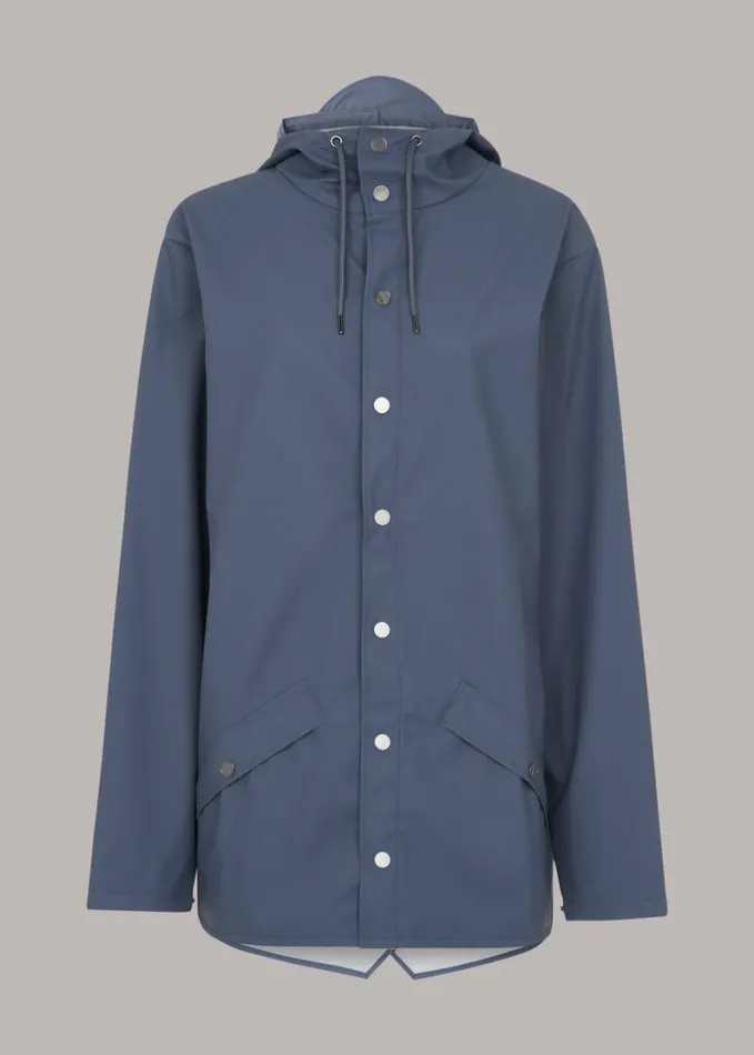 Whistles Rains Jacket Blue Women Coats and Jackets