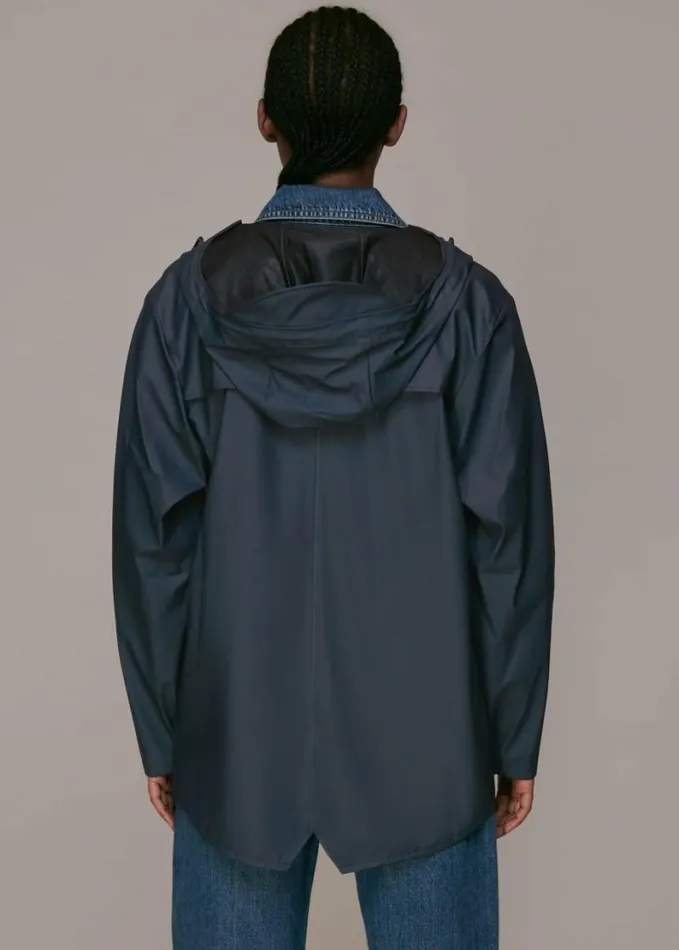 Whistles Rains Jacket Navy Women Coats and Jackets