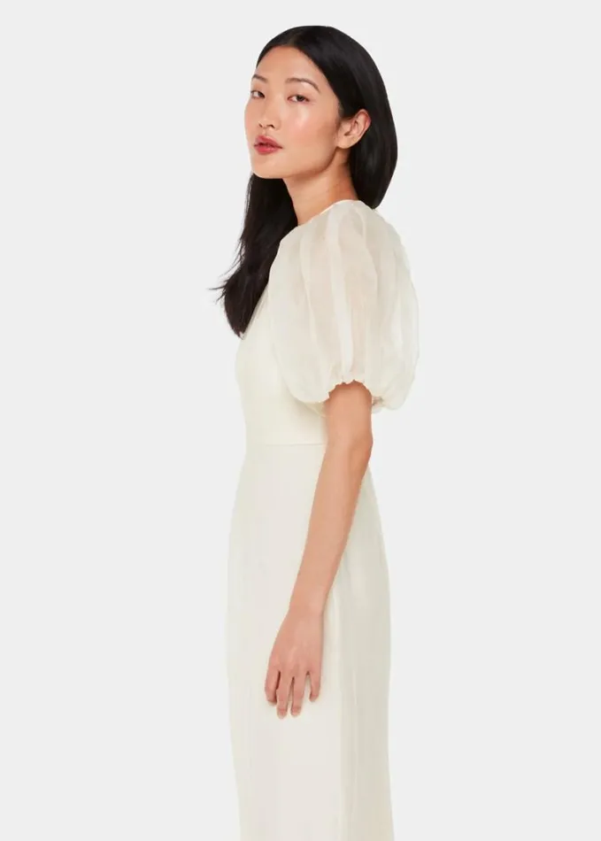 Whistles Sabrina Silk Wedding Dress Ivorymulti Women Wedding Dresses