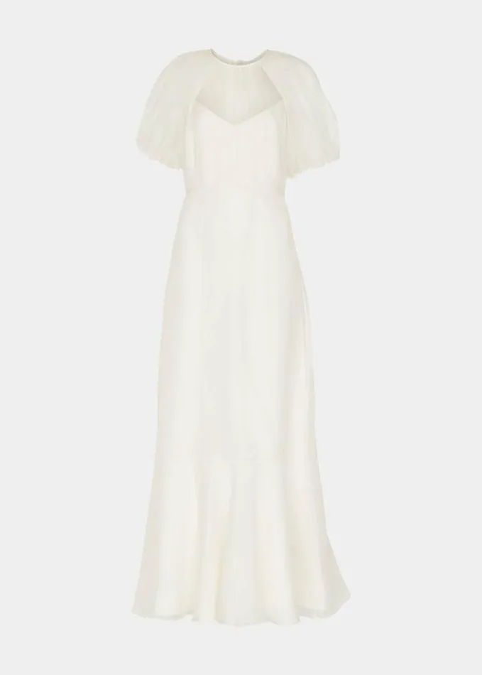 Whistles Sabrina Silk Wedding Dress Ivorymulti Women Wedding Dresses