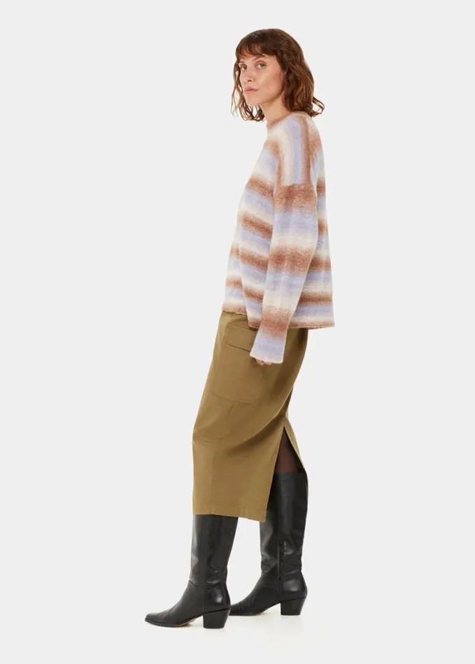 Whistles Space Dyed Alpaca Crew Neck Multicolour Women Sweaters and Cashmere Whistles Space Dyed Alpaca Crew Neck Multicolour Women Sweaters and Cashmere