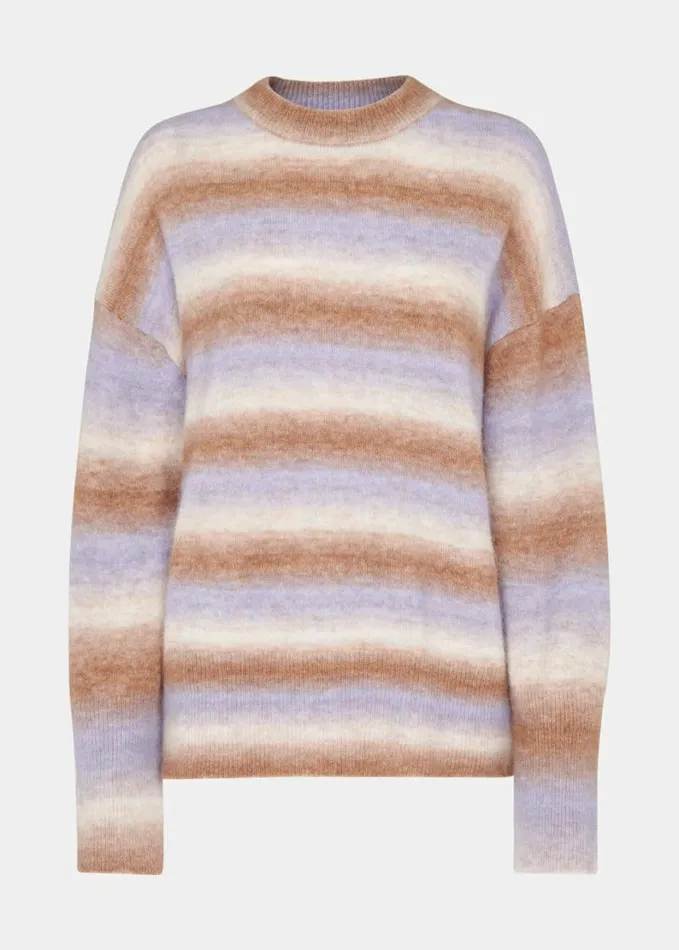 Whistles Space Dyed Alpaca Crew Neck Multicolour Women Sweaters and Cashmere Whistles Space Dyed Alpaca Crew Neck Multicolour Women Sweaters and Cashmere