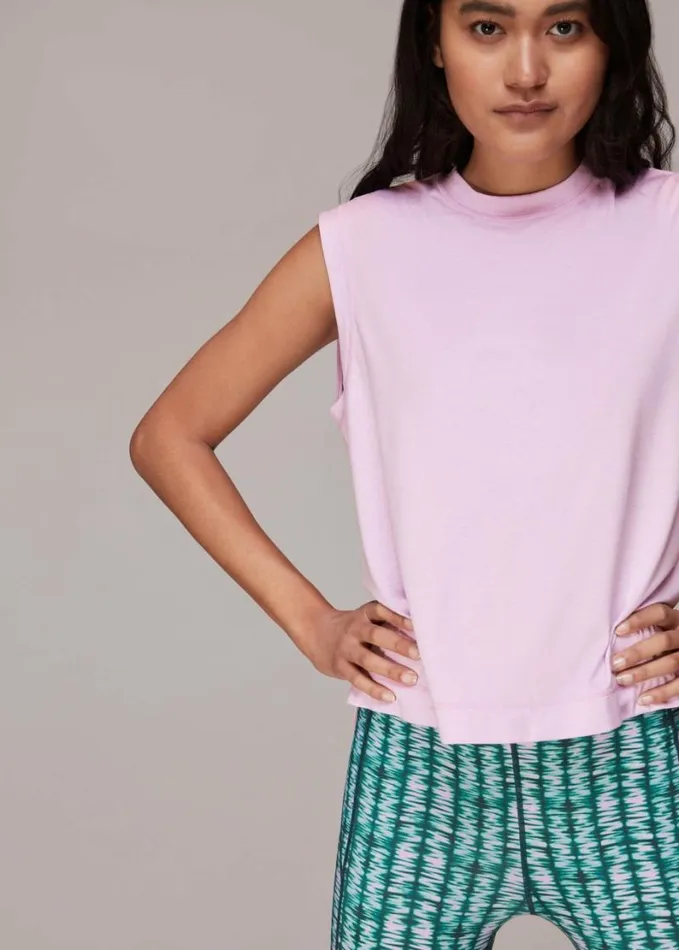 Whistles Ultimate Active Tank Pink Women Tops