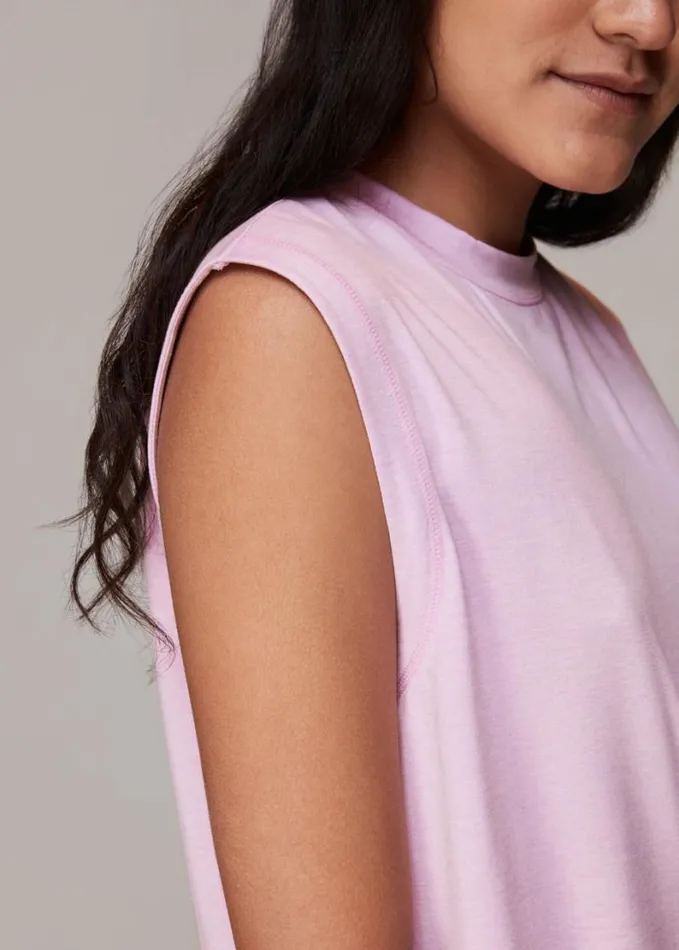Whistles Ultimate Active Tank Pink Women Tops