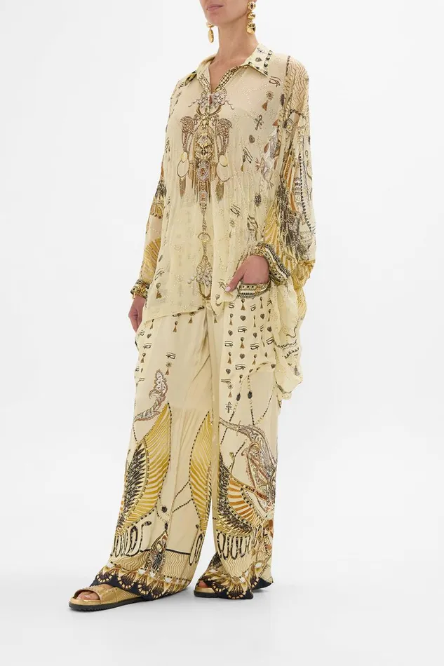 WIDE LEG TROUSER WITH FRONT POCKETS GATEWAY TO THE AFTERLIFE Gateway To The Afterlife Womens Camilla Pants