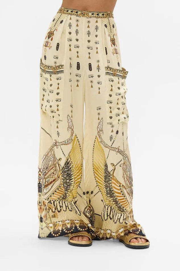 WIDE LEG TROUSER WITH FRONT POCKETS GATEWAY TO THE AFTERLIFE Gateway To The Afterlife Womens Camilla Pants