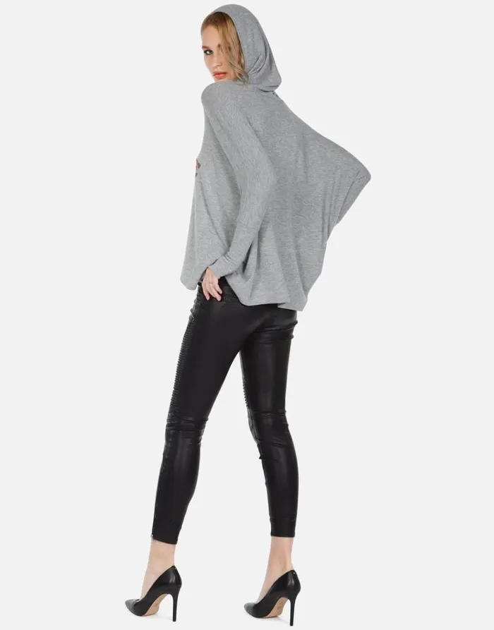 Wilma Garden Of Love Heather Grey Women Lauren Moshi Hoodies