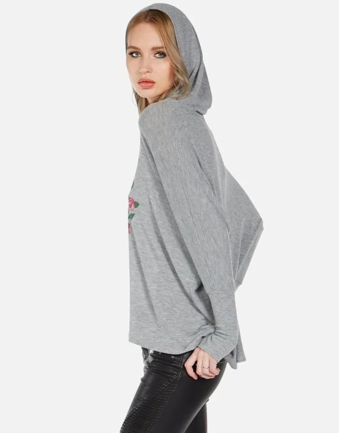 Wilma Garden Of Love Heather Grey Women Lauren Moshi Hoodies