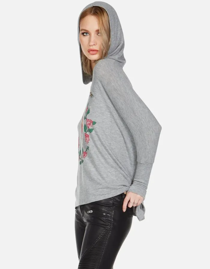 Wilma Garden Of Love Heather Grey Women Lauren Moshi Hoodies