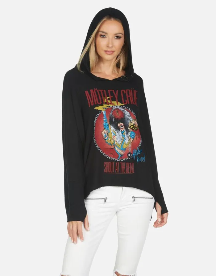 Wilma X Shout At The Devil Black Women Lauren Moshi Hoodies
