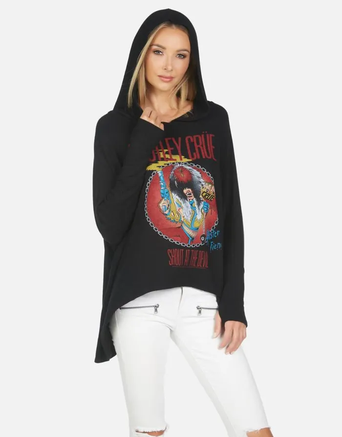 Wilma X Shout At The Devil Black Women Lauren Moshi Hoodies