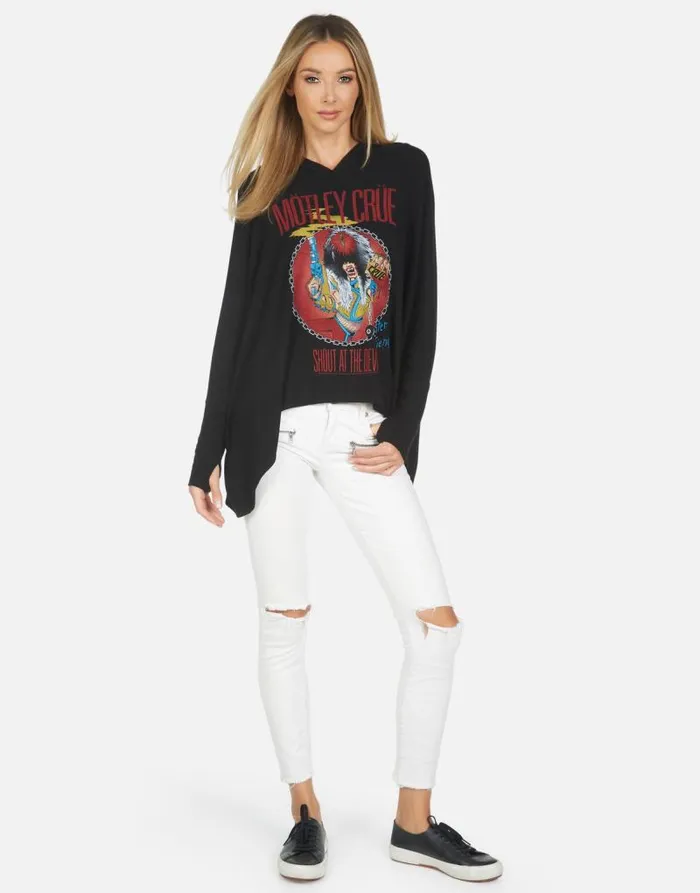 Wilma X Shout At The Devil Black Women Lauren Moshi Hoodies