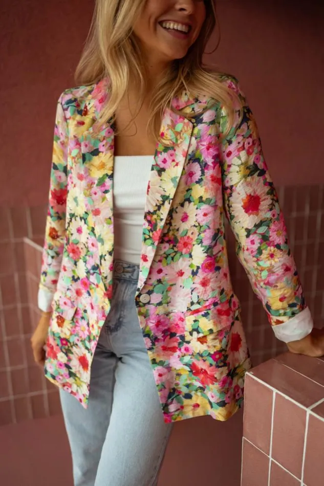 Women039s Clothing Blazers Easy Clothes Floral Loretta Blazer