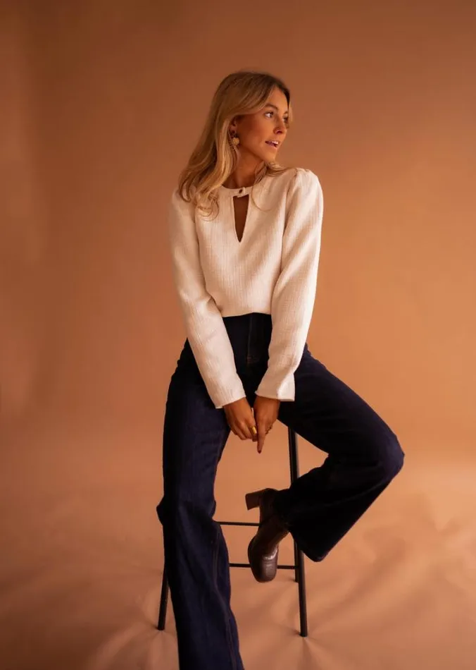 Women039s Clothing Blouses Easy Clothes Ecru Isaure Blouse