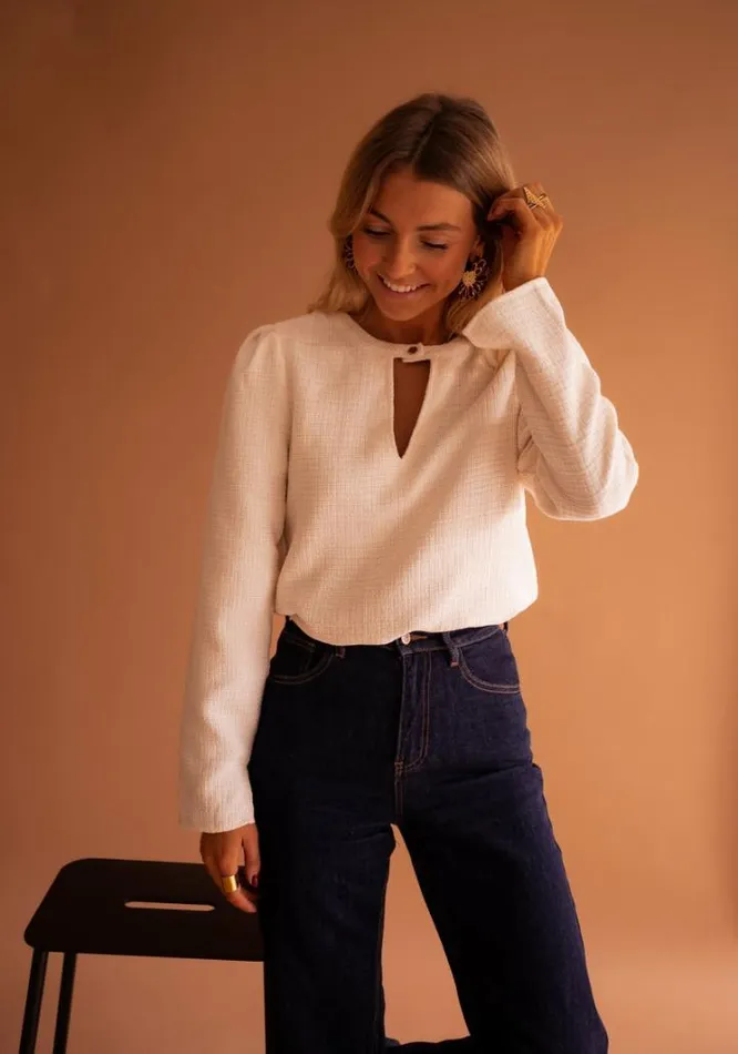 Women039s Clothing Blouses Easy Clothes Ecru Isaure Blouse