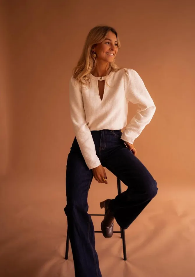 Women039s Clothing Blouses Easy Clothes Ecru Isaure Blouse
