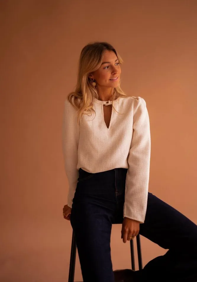 Women039s Clothing Blouses Easy Clothes Ecru Isaure Blouse