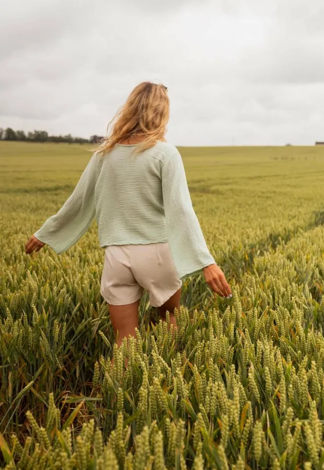 Women039s Clothing Blouses Easy Clothes Sea Green Meda Blouse Women039s Clothing Blouses Easy Clothes Sea Green Meda Blouse