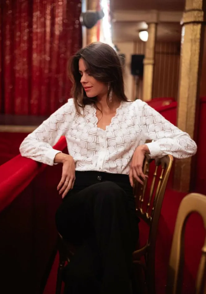 Women039s Clothing Blouses Easy Clothes White Morgane Blouse White