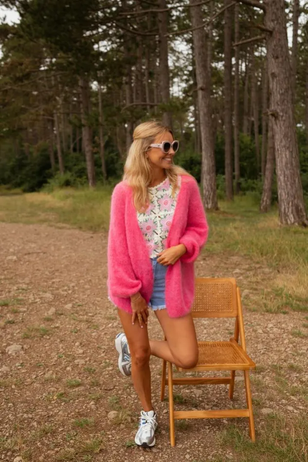 Women039s Clothing Cardigans Easy Clothes Pink Emma Cardigan