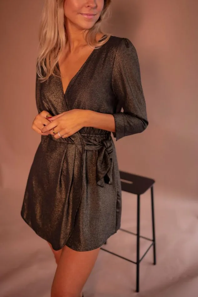 Women039s Clothing Dresses Easy Clothes Black And Golden Isee Dress