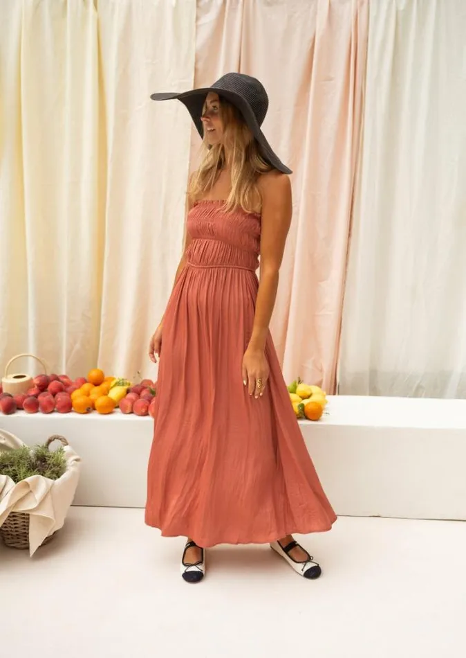 Women039s Clothing Dresses Easy Clothes Brick Melina Dress Women039s Clothing Dresses Easy Clothes Brick Melina Dress