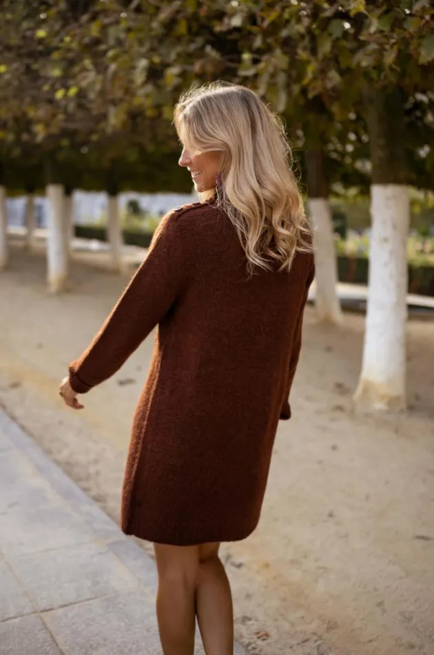 Women039s Clothing Dresses Easy Clothes Brown Lelan Dress Brown