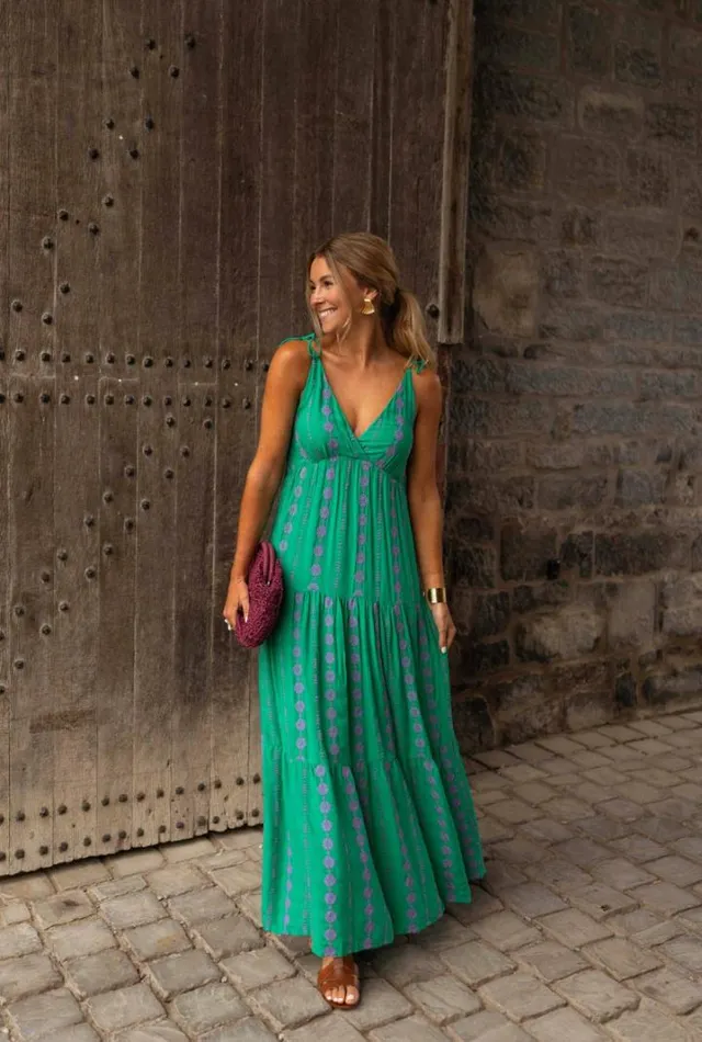 Women039s Clothing Dresses Easy Clothes Green And Purple Alyson Dress