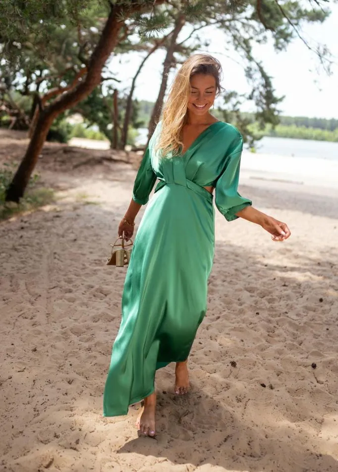 Women039s Clothing Dresses Easy Clothes Green Bacall Dress