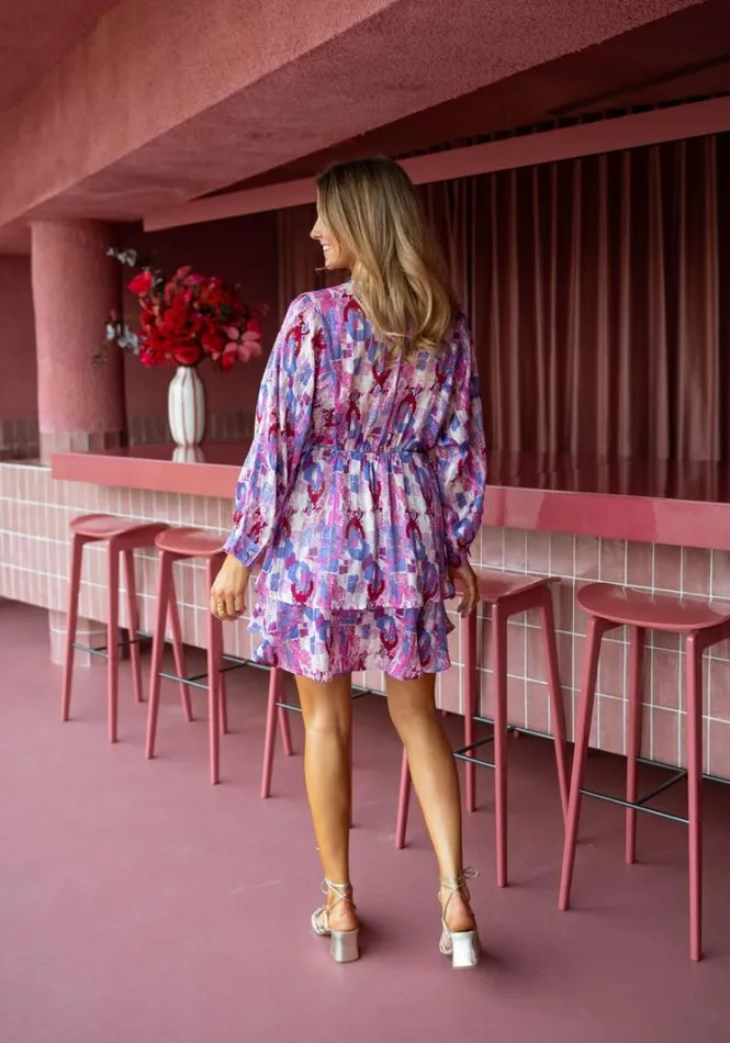Women039s Clothing Dresses Easy Clothes Purple Patterned Khali Dress Women039s Clothing Dresses Easy Clothes Purple Patterned Khali Dress
