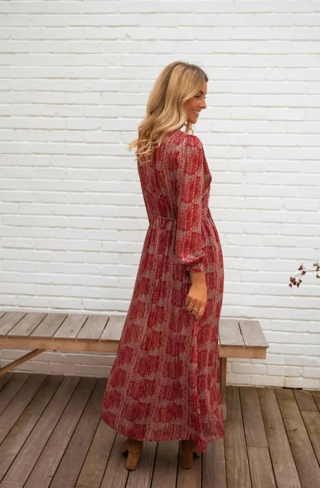 Women039s Clothing Dresses Easy Clothes Red Patterned Stacy Dress