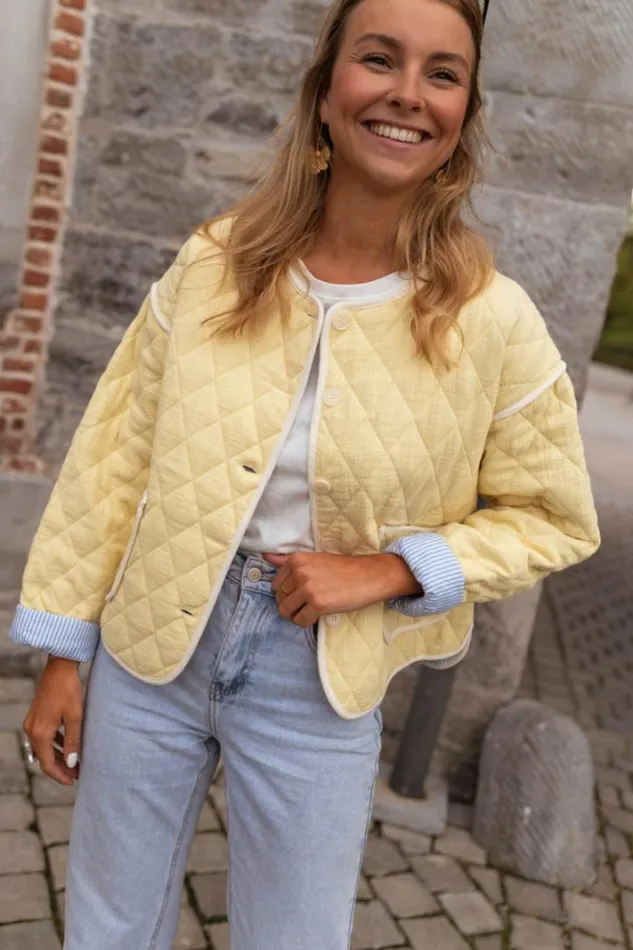 Women039s Clothing Jackets Easy Clothes Light Yellow Milaya Jacket
