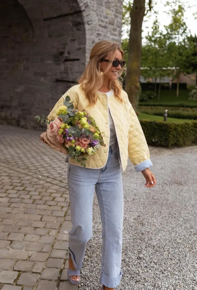 Women039s Clothing Jackets Easy Clothes Light Yellow Milaya Jacket Women039s Clothing Jackets Easy Clothes Light Yellow Milaya Jacket
