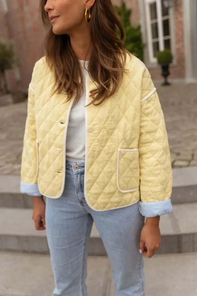 Women039s Clothing Jackets Easy Clothes Light Yellow Milaya Jacket Women039s Clothing Jackets Easy Clothes Light Yellow Milaya Jacket