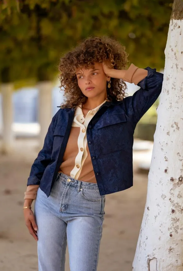 Women039s Clothing Jackets Easy Clothes Navy Blue Morris Jacket