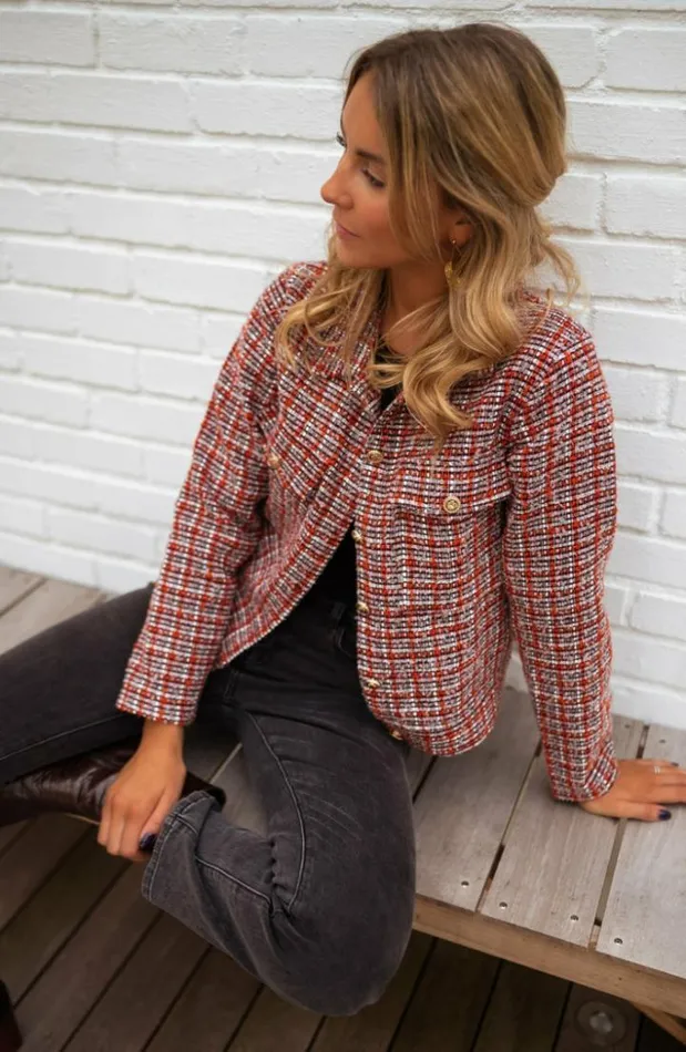 Women039s Clothing Jackets Easy Clothes Orange Dono Jacket