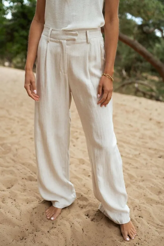 Women039s Clothing Pants and Jeans Easy Clothes Beige Joey Linen Pants Beige Women039s Clothing Pants and Jeans Easy Clothes Beige Joey Linen Pants Beige