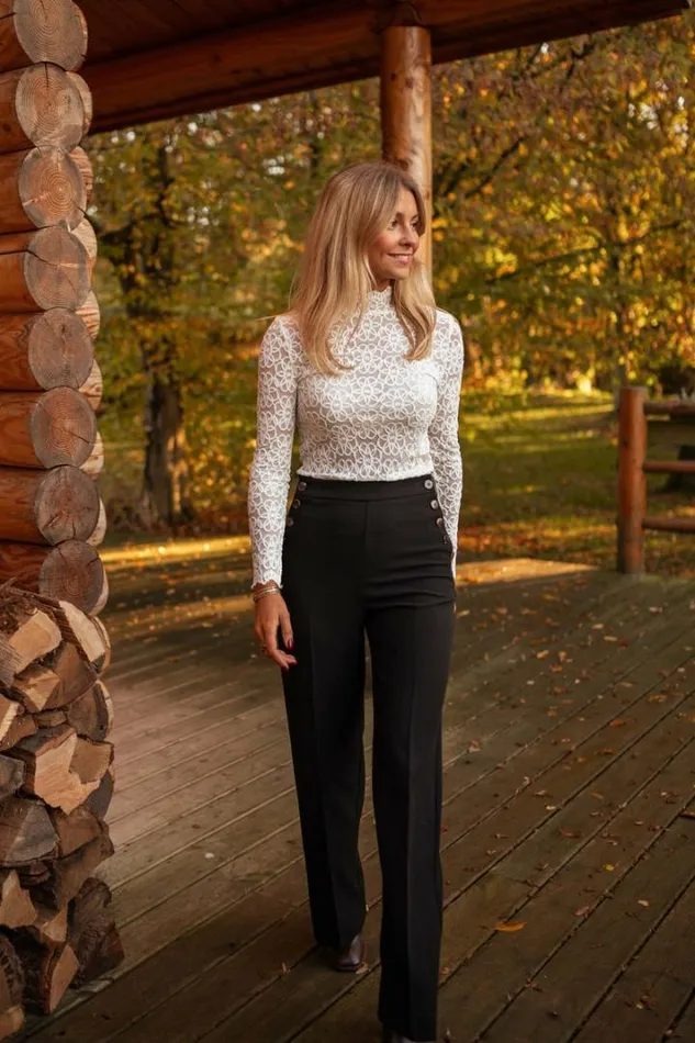 Women039s Clothing Pants and Jeans Easy Clothes Black Benjamin Pants