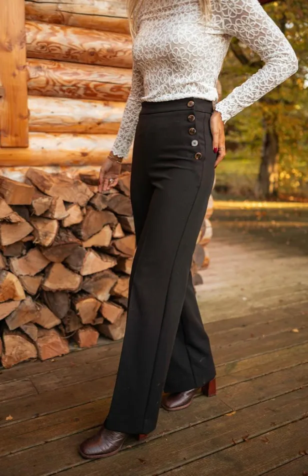 Women039s Clothing Pants and Jeans Easy Clothes Black Benjamin Pants
